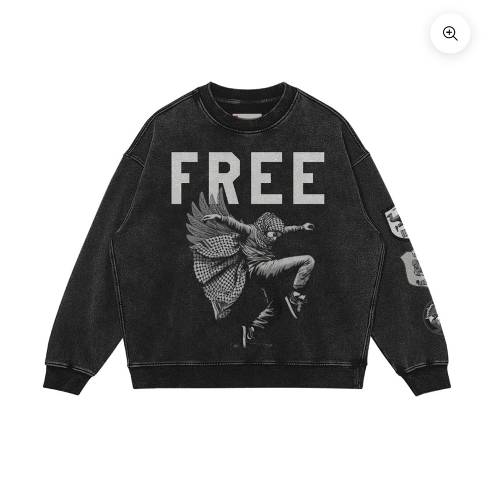 Luetta 1980 free Palestine Dancer zip up hoodie - Picture 5 of 5